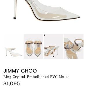 Jimmy Choo PVC Bing size 38